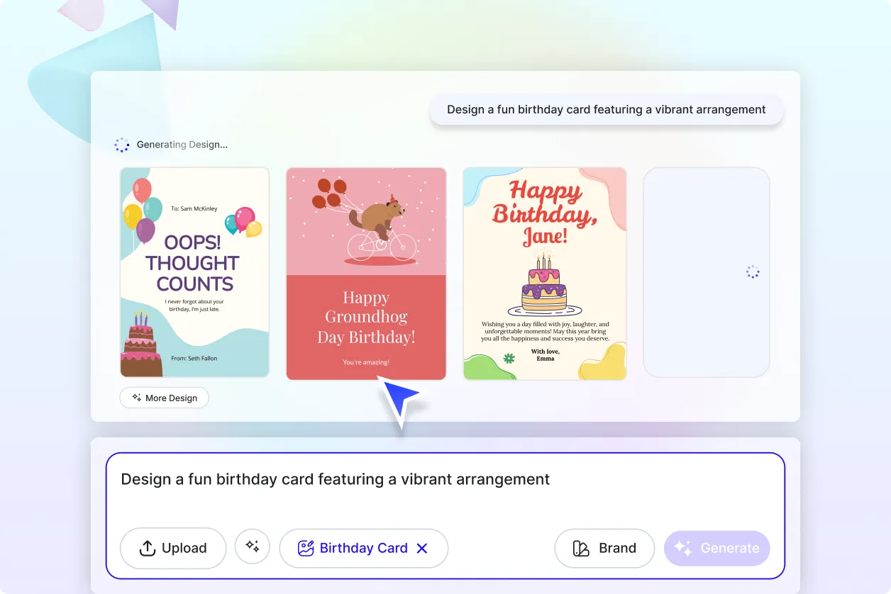 Free AI Birthday Card Generator, Free Birthday Card Maker Online
